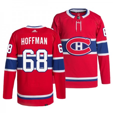 Dresovi Montreal Canadiens Mike Hoffman 68 Adidas Crvena Authentic - Muške